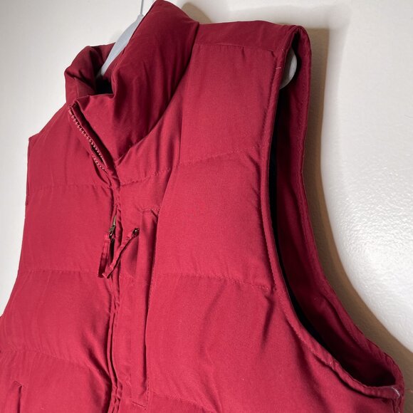 St John's Bay Men's Red Puffer Vest Large - Picture 2 of 6